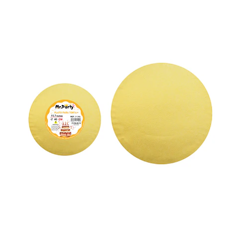 Base para pastel redonda de 1.2mm 40.5cm dorada
