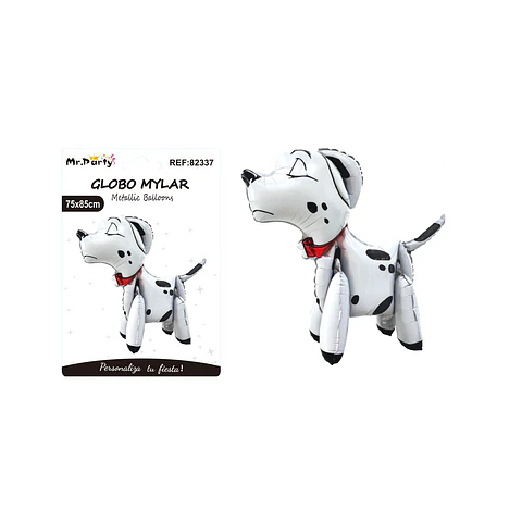 Globo metálico perro dálmata 75*85cm