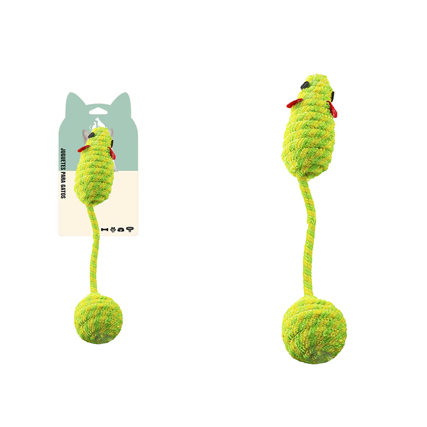 Juguete para gato pelota de arrastre de ratón 1