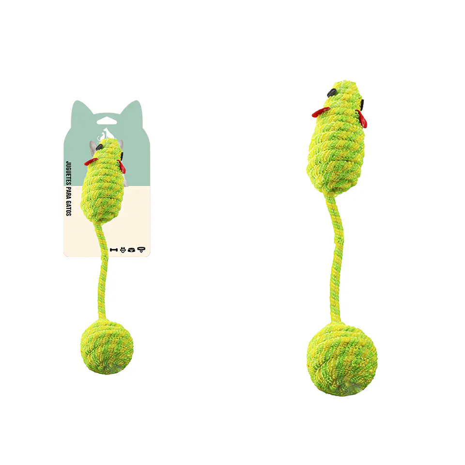 Juguete para gato pelota de arrastre de ratón 1