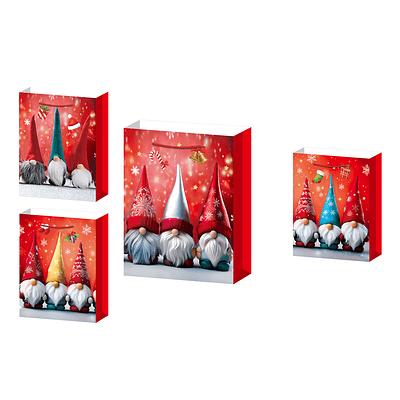 Bolsa de regalo de Navidad 32x26x10cm 12pcs Diseño Aleatorio