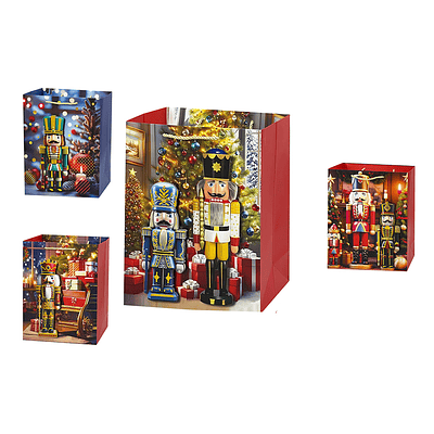 Bolsa de regalo de Navidad 40x30x12cm 12pcs Diseño Aleatorio