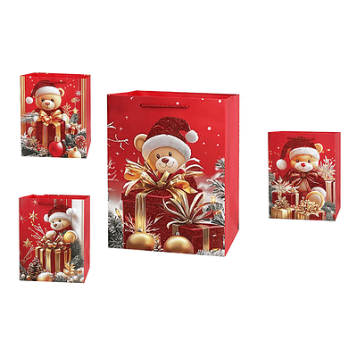 Bolsa de regalo de Navidad 74x49x17cm 12pcs Diseño Aleatorio