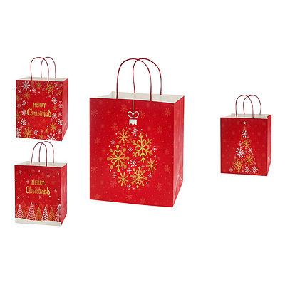 Bolsa de regalo de Navidad 40x30x12cm 12pcs Diseño Aleatorio