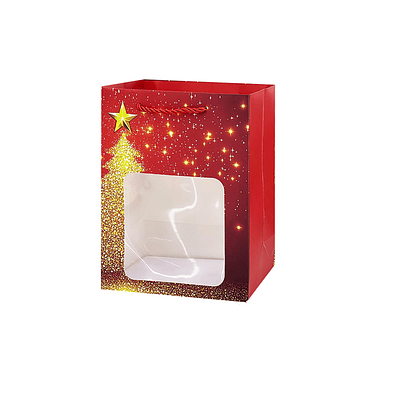 Bolsa de regalo de Navidad 32x26x12cm 12pcs Diseño Aleatorio