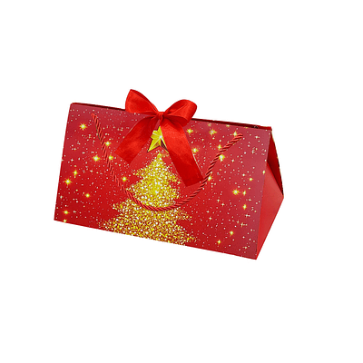 Bolsa de regalo de Navidad 12.5x22x11.5cm 12pcs Diseño Aleatorio