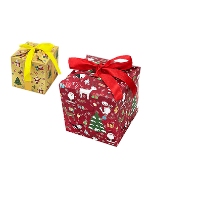 Caja de regalo de Navidad 20x20x20cm 12pcs Diseño Aleatorio