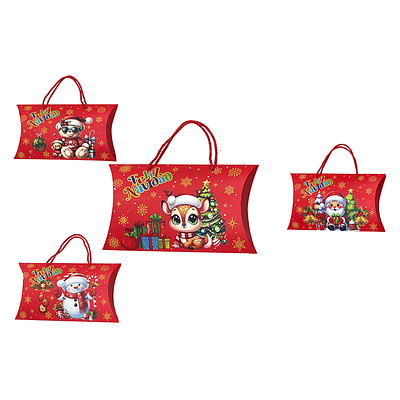 Bolsa de regalo de Navidad 44x26cm 12pcs Diseño Aleatorio