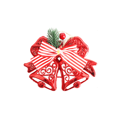 Colgante campana de Navidad 12x14cm