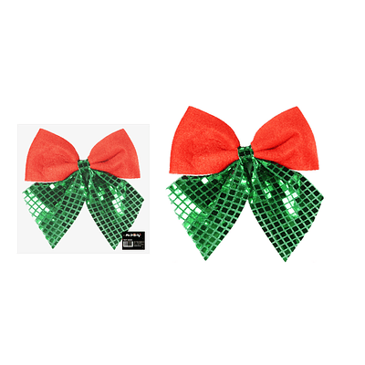 Lazo decorativo navideño 17x19x8cm