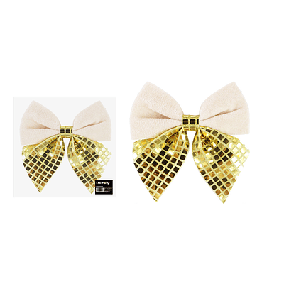 Lazo decorativo navideño 22x25x10cm