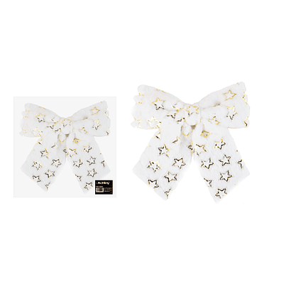 Lazo decorativo navideño 24x28x10cm