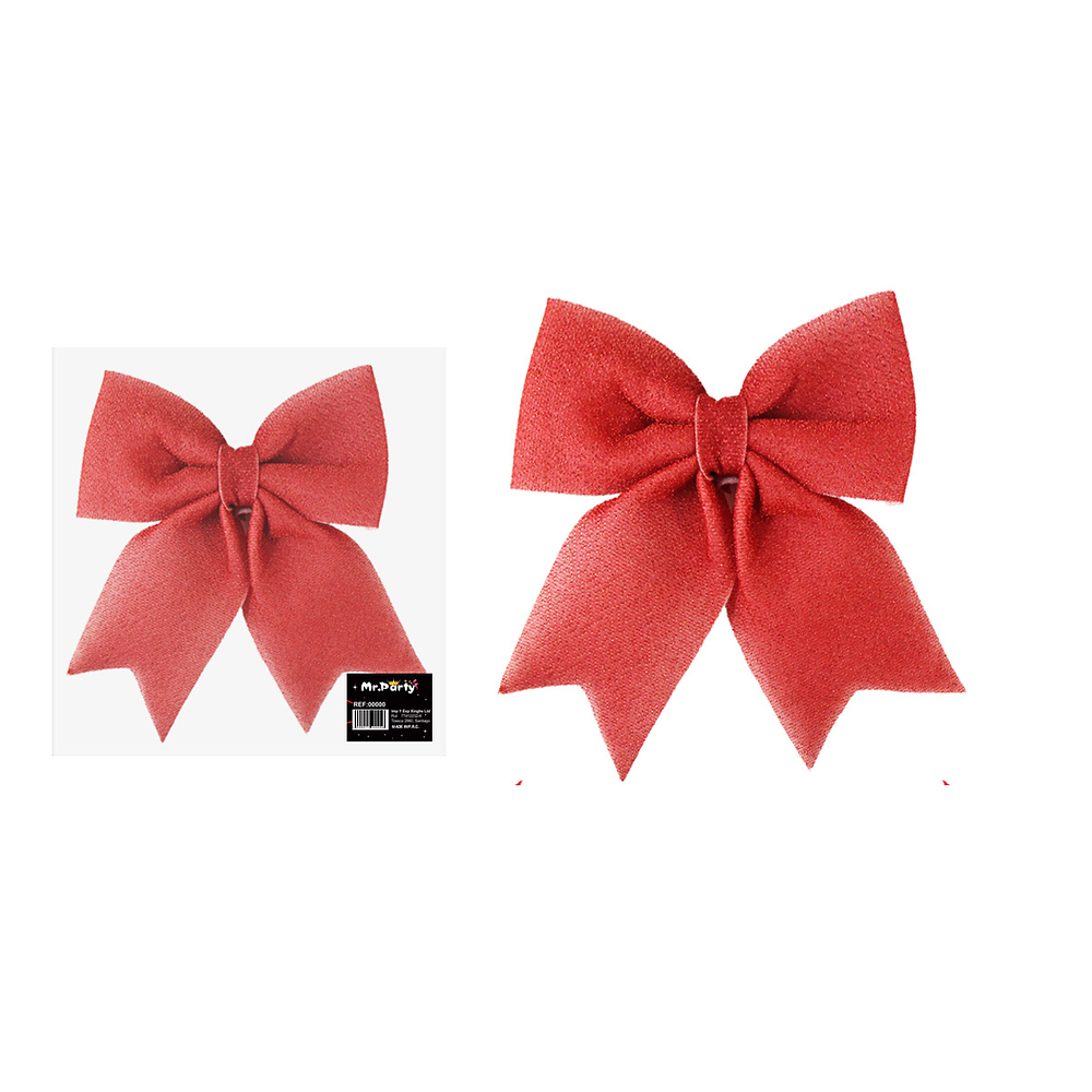 Lazo decorativo navideño 28x35x12cm