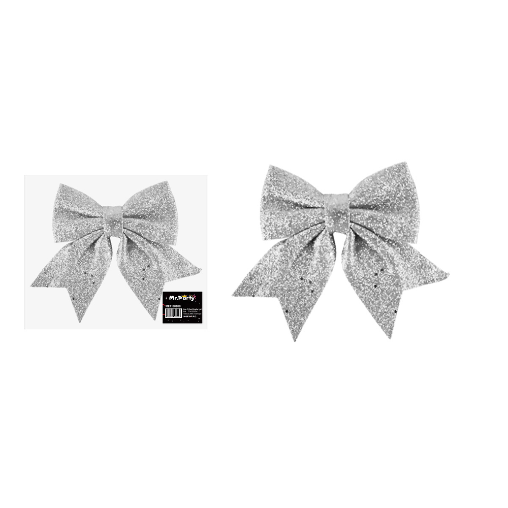 Lazo decorativo navideño 20x25x10cm