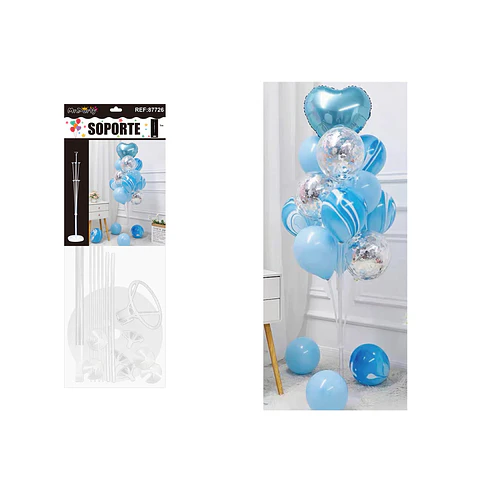 Soporte de globos 1 capa transparente