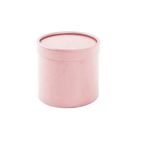 Cilindro pequeño rosa 12.5*12.5cm