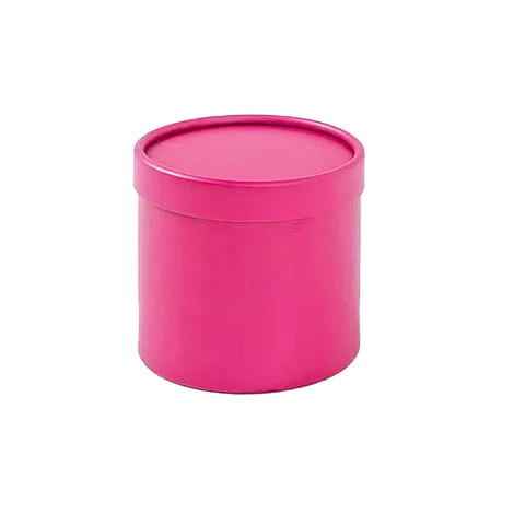 Cilindro pequeño fucsia 12.5*12.5cm