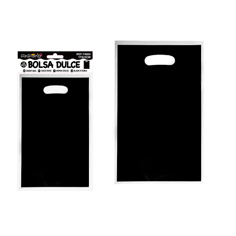 Bolsas perladas para dulces negro 10pcs 17*25cm