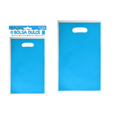 Bolsas perladas para dulces azul claro 10pcs 17*25cm