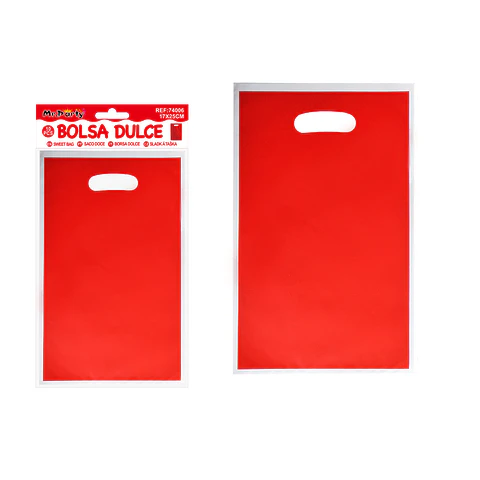 Bolsas perladas para dulces rojo 10pcs 17*25cm