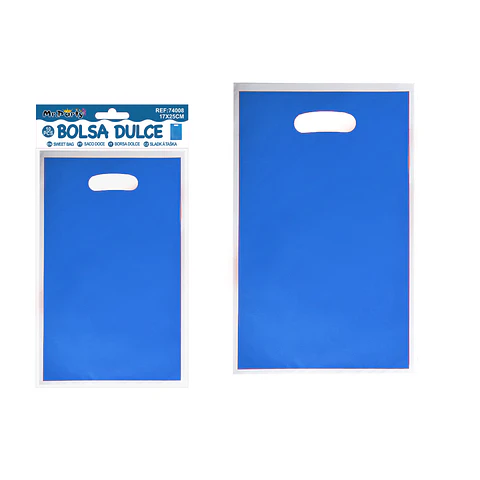 Bolsas perladas para dulces azul oscuro 10pcs 17*25cm