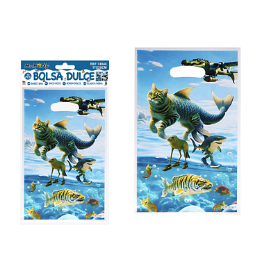 Bolsas perladas para dulces Brainrot 10pcs 17*25cm