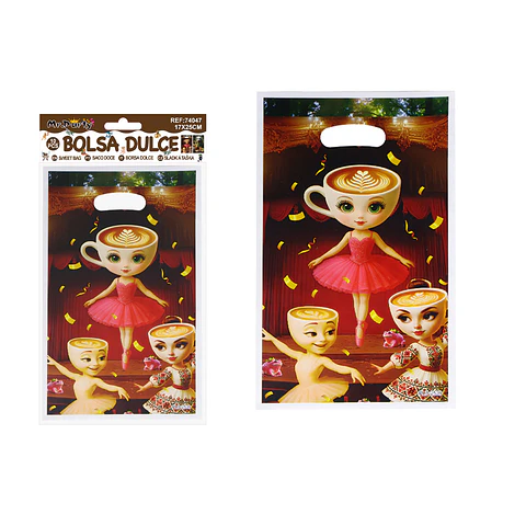 Bolsas perladas para dulces Brainrot 10pcs 17*25cm