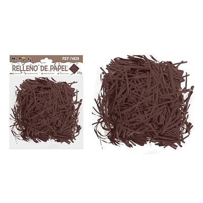 Relleno de papel caqui 20g