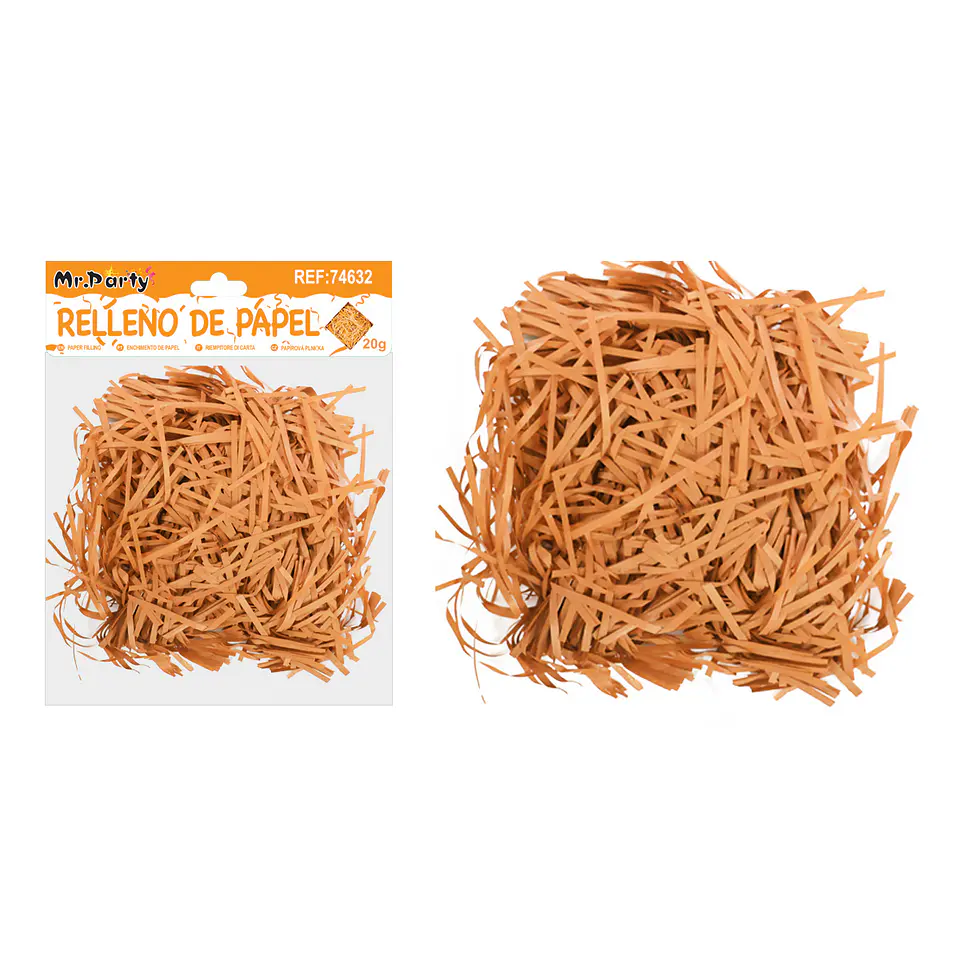 Relleno de papel naranja 20g 1