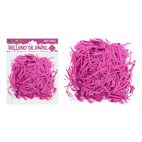 Relleno de papel fucsia 20g