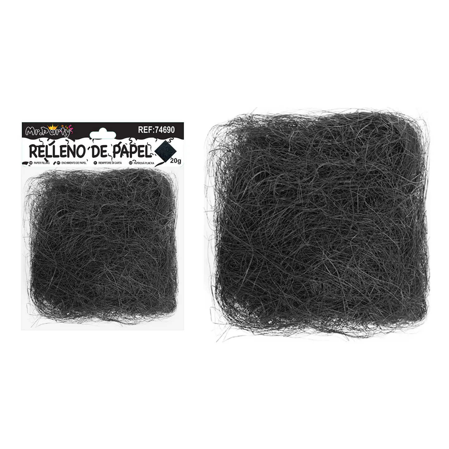 Relleno de hilo negro 20g 1