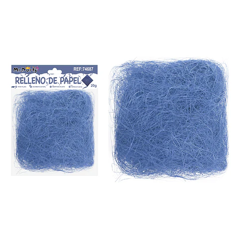 Relleno de hilo azul oscuro 20g