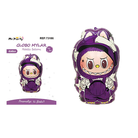 Globo metálico Labubu 68*45cm