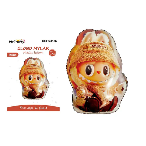 Globo metálico Labubu 62*49cm