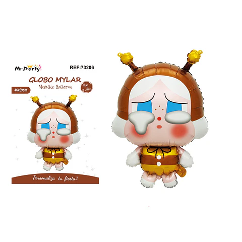 Globo metálico Crybaby Abeja 46*69cm