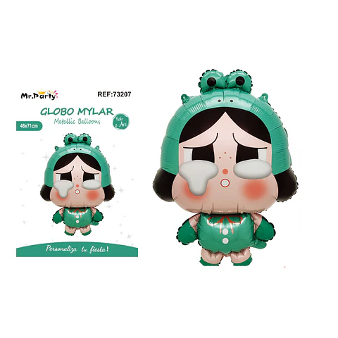 Globo metálico Crybaby Rana 46*71cm