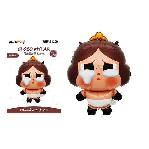 Globo metálico Crybaby 46*66cm