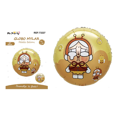 Globo metálico Crybaby 45cm