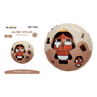 Globo metálico Crybaby 45cm