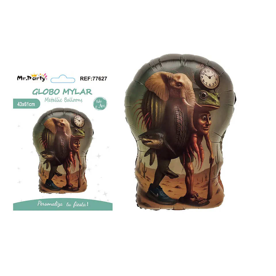 Globo metálico Brainrot 43*61cm 1