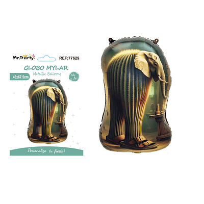 Globo metálico Brainrot 43*67.5cm