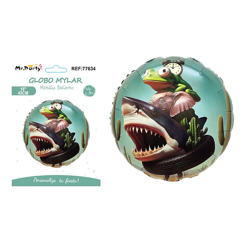 Globo metálico Brainrot 45cm