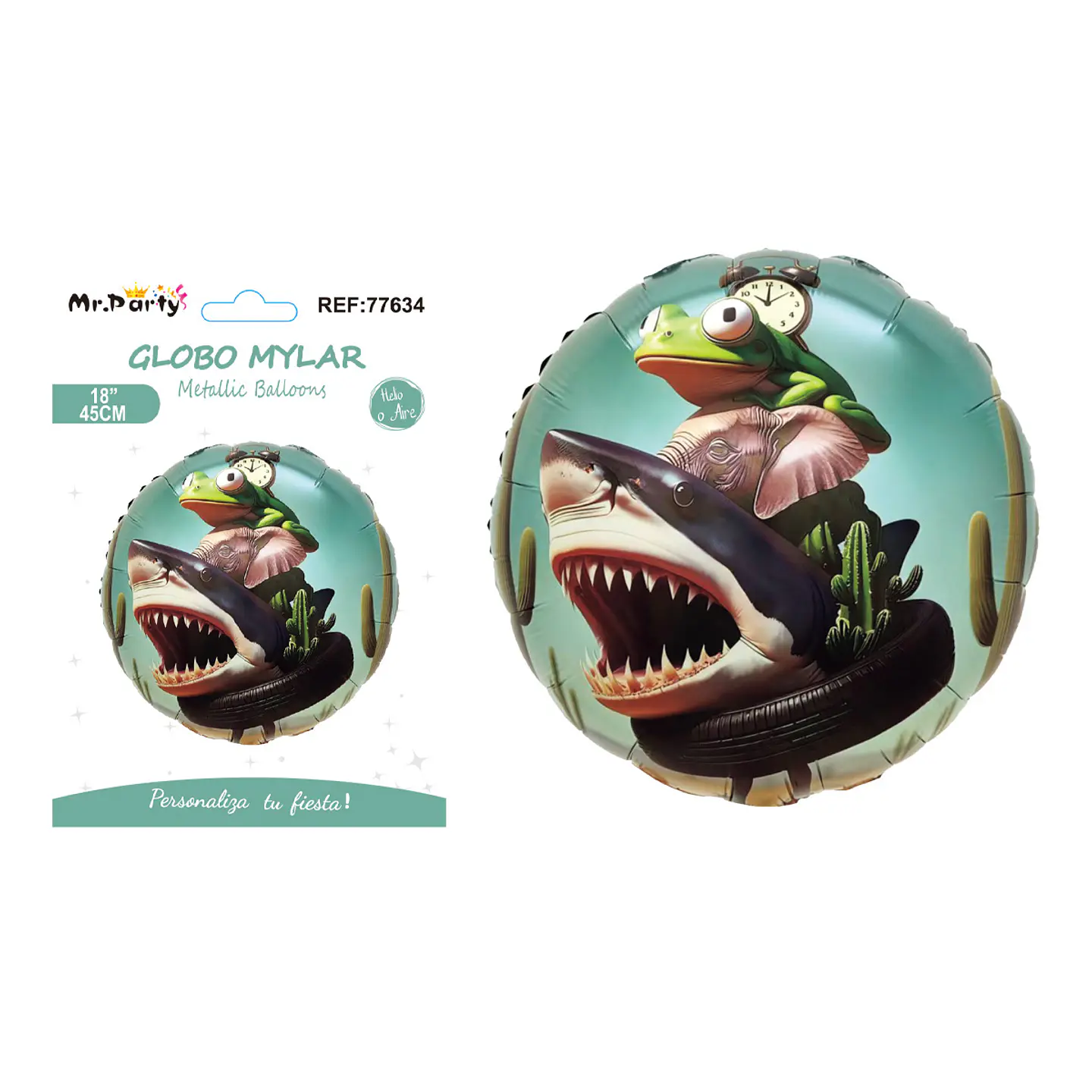 Globo metálico Brainrot 45cm 1
