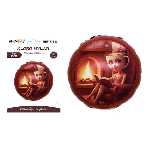 Globo metálico Brainrot 45cm