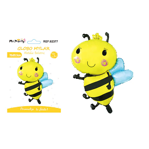 Globo metálico abeja 63*73cm