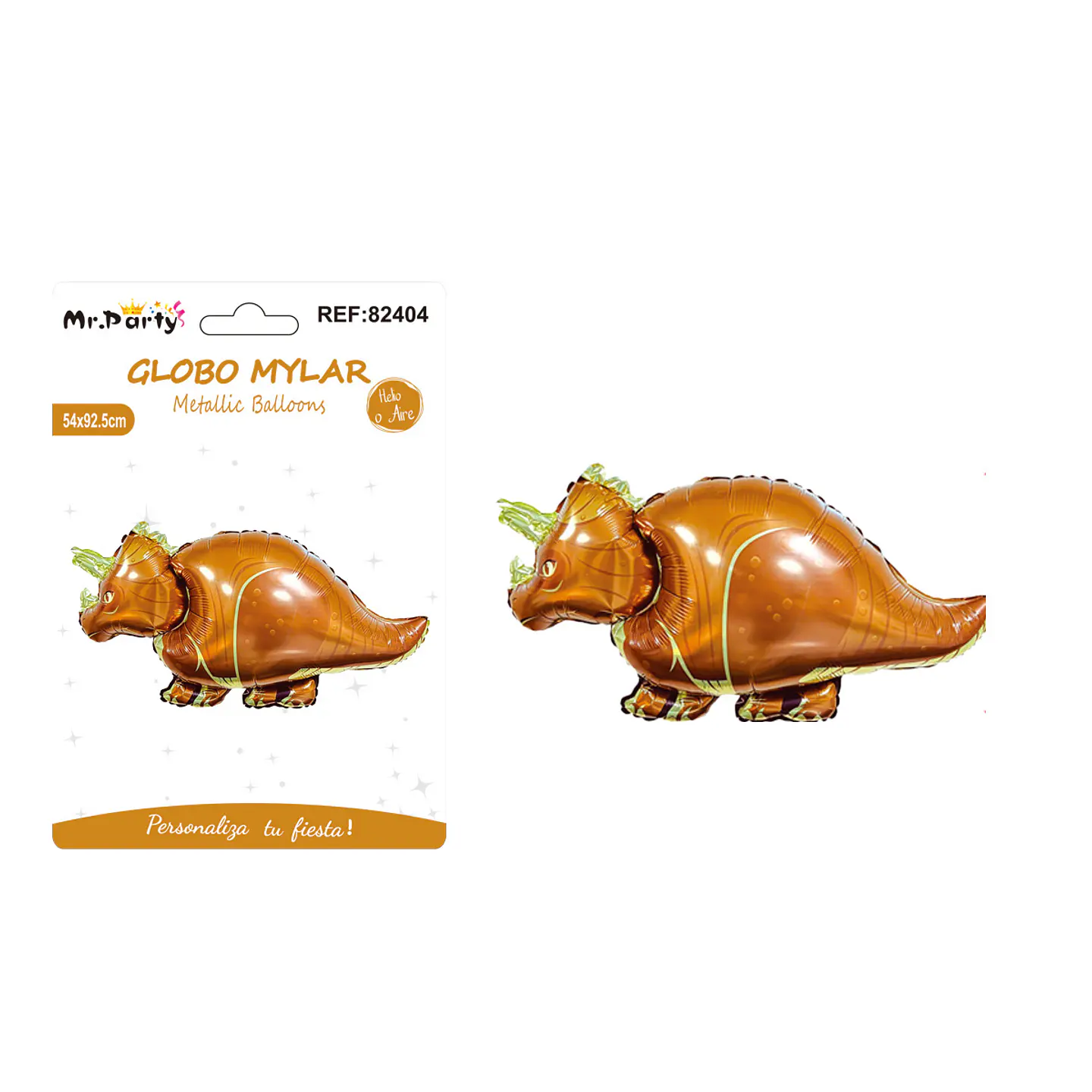 Globo metálico triceratops 54*92.5cm 1