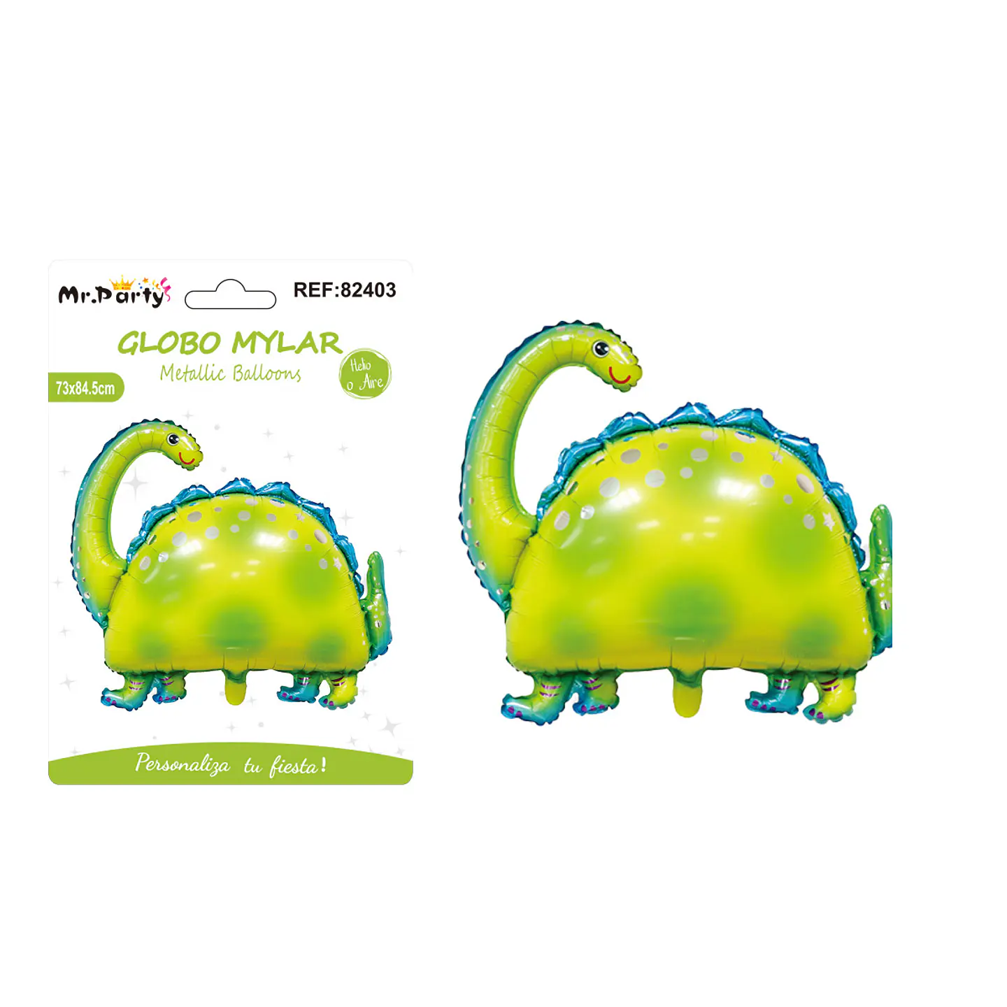 Globo metálico dinosaurio 73*84.5cm 1