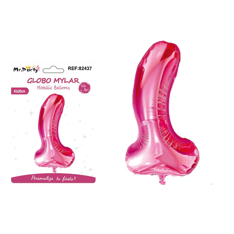 Globo metálico despedida de soltera rosa 45*80cm