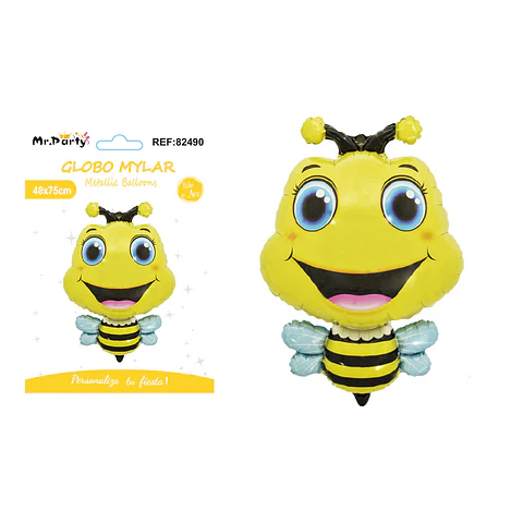 Globo metálico abeja 48*75cm