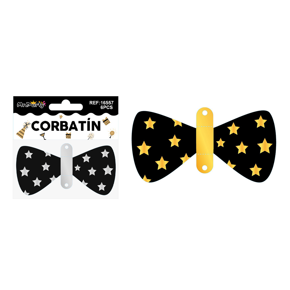 Corbatín Feliz Año Nuevo Color Aleatorio